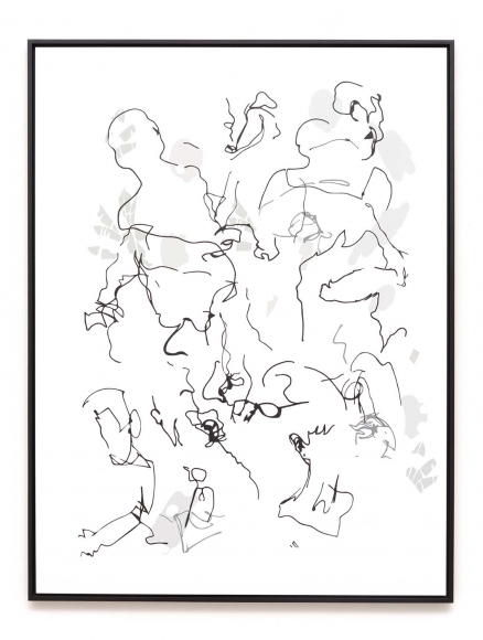 Michael Bell-Smith, Contour Crowd #2, 2016