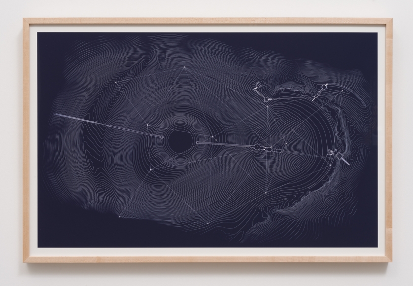 James Turrell, 1983 Site Plan Blueprint