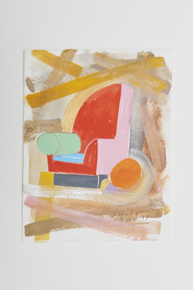 Peter Shire, I Saw The Bel-Air Chair On Gold 3, 1981-2017