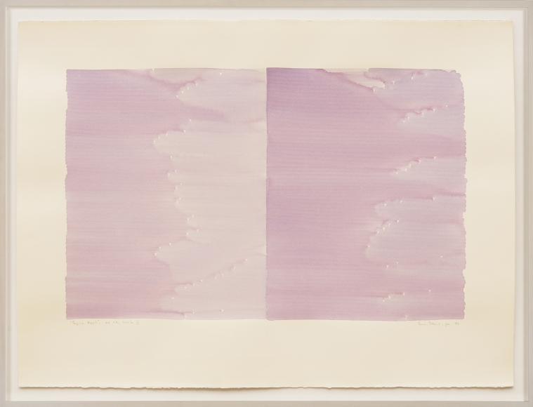 Irma Blank, Radical Writings, Pagina doppia, dal libro totale, VI, gennaio, 1986
