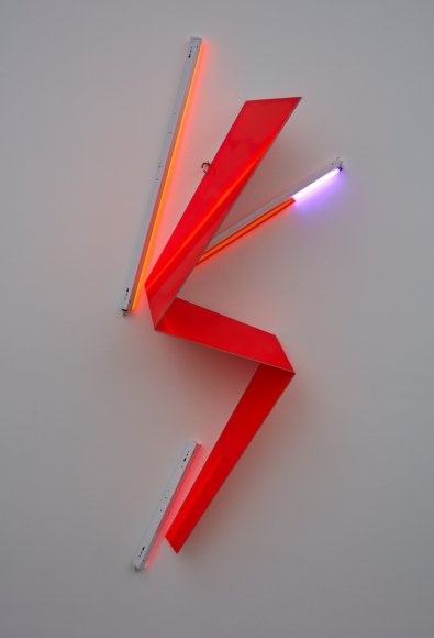 Mark Handforth Orange Zig Zag, 2018