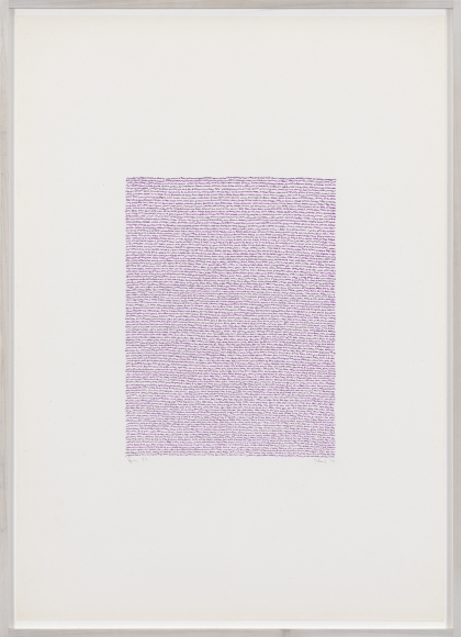 Irma Blank Eigenschriften, Pagina 93, 1970