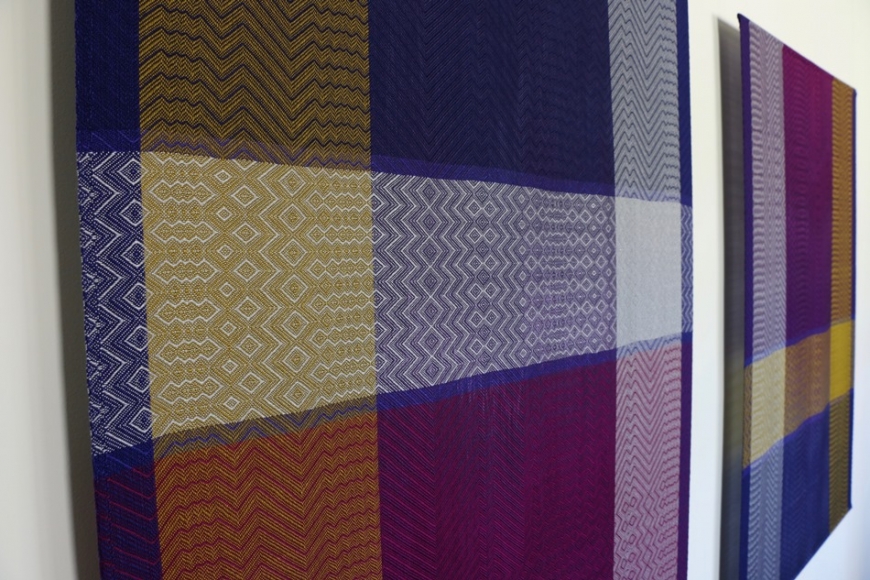 Debbie Barrett-Jones: Gold, Shades of Purple and Silver (detail)