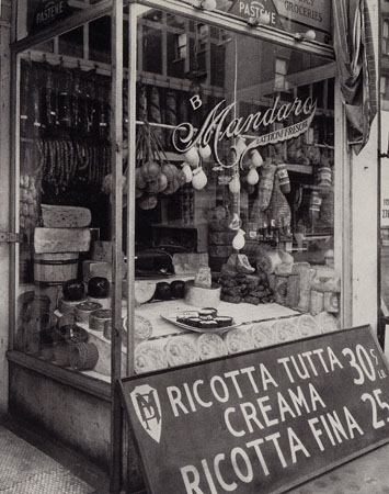 Cheese Store, New York, 1937