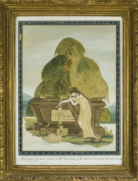 Memorial to Ebenezer Clap[p], about 1804&ndash;07, Ann Clap[p], at Mrs. Saunders&rsquo; and Miss Beach&rsquo;s Academy, Dorchester, Massachusetts