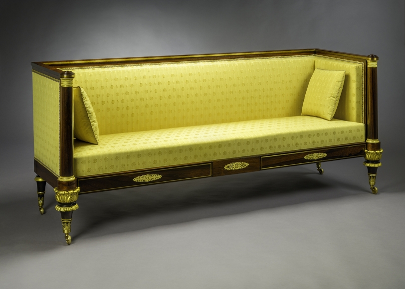 Box Sofa, about 1818&ndash;20, Attributed to Duncan Phyfe (1770&ndash;1854), New York (active 1794&ndash;1847)