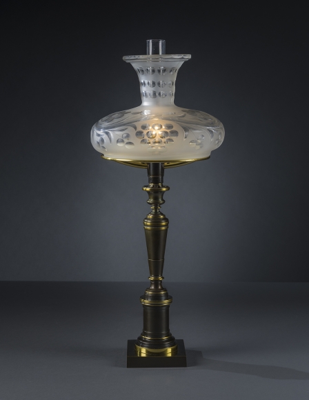 Sinumbra Lamp, 1832&ndash;35, Henry N. Hooper, Boston (active about 1832&ndash;68)