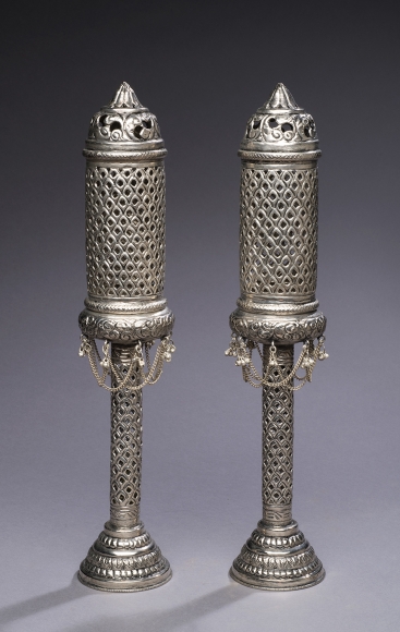 Pair of Pierced Lanterns