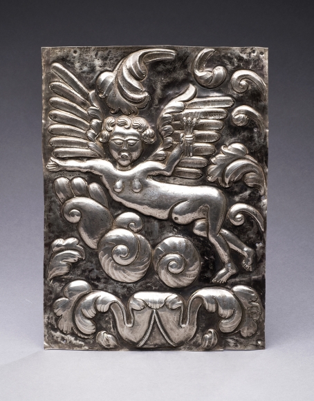 Pair of Silver Plaques