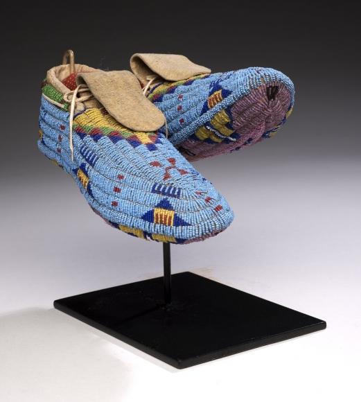 Plains Indians, Beaded Moccasins
