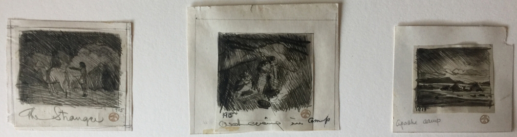 MAYNARD DIXON SKETCHES APACHE
