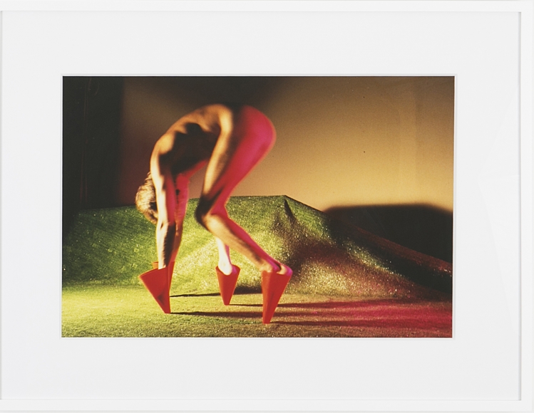 Jimmy DeSana Marker Cones (Blonde, legs close together), 1987