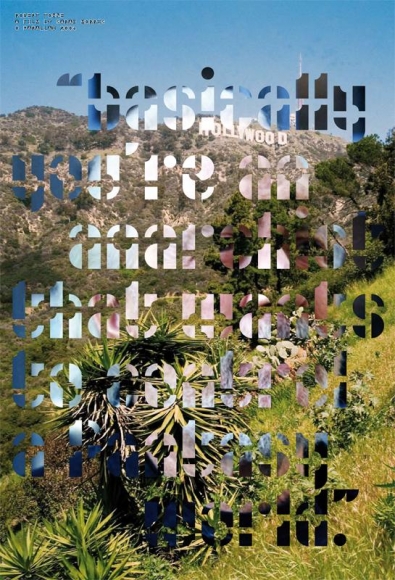 Sarah Morris in collaboration with M/M, Robert Towne