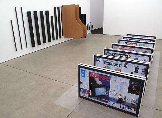 Simon Denny Installation view