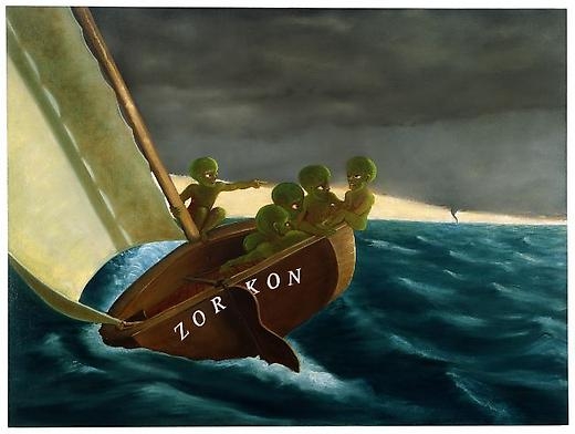 Zorkon 1997 Oil on linen