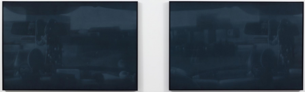 Untitled 2015 Mixed pigments on cotton