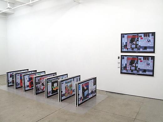 Simon Denny Installation view