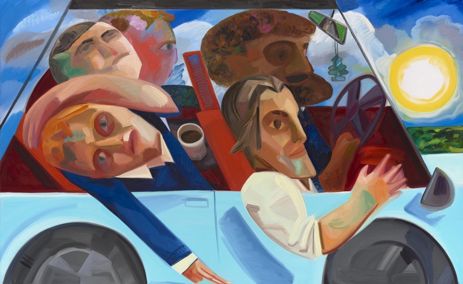 Carpool 2016 Oil on canvas