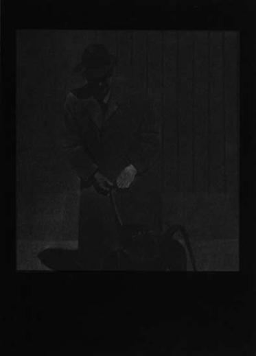 Untitled 1981 Pencil on black paper