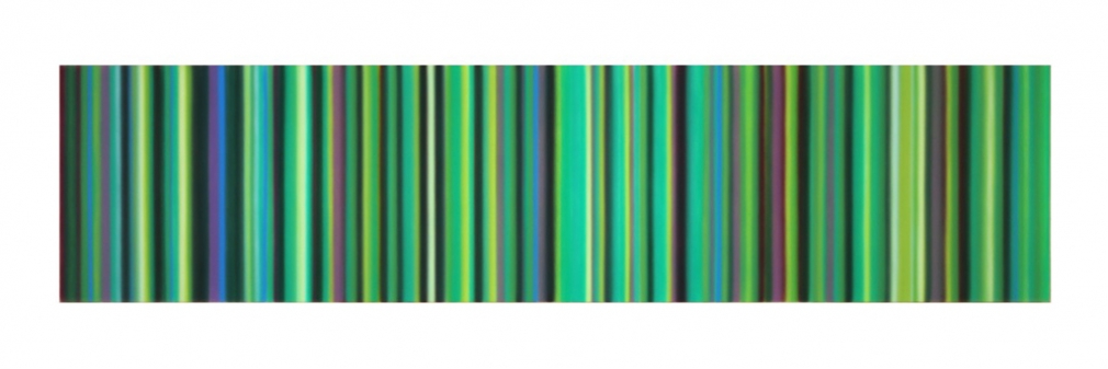 Tim Bavington, Green (onions), 2017