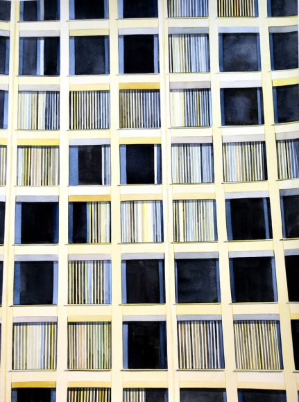 Amy Park, Golden Steel Frame, Chicago, 2016