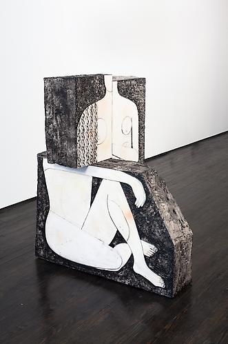 Ruby Sky Stiler, Seated Nude in Parts (fig. 1) (2012)