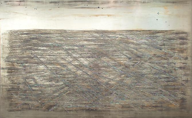 Nancy Lorenz, White Gold Sea and Sky (2013)