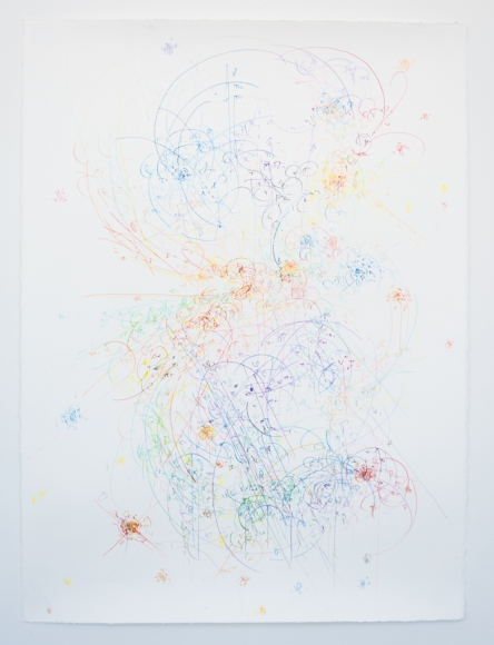 Kysa Johnson, blow up 347 - the long goodbye - subatomic decay patterns and star forming region SL106 IRS4, 2018