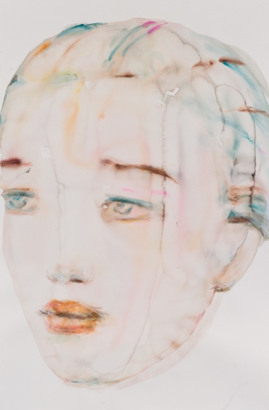 Kim McCarty , Untitled (Cyan), 2015