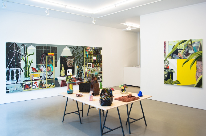Paul Wackers, Early Settlers, (installation view)