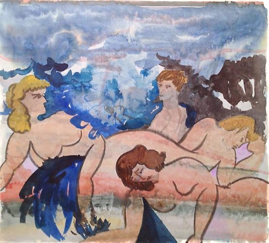 Jackie Gendel, At the Beach (2013)
