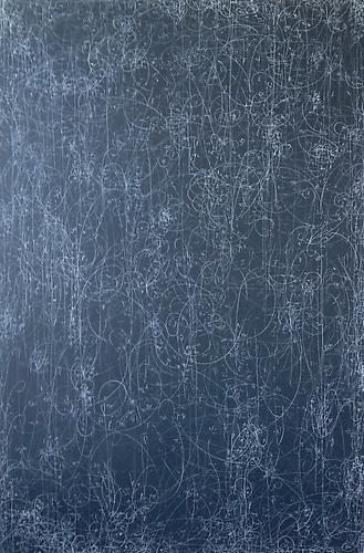 Kysa Johnson, blowup 182 - subatomic decay patterns (2013)