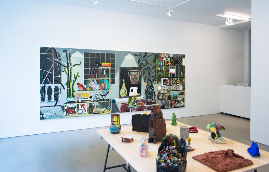 Paul Wackers, Early Settlers, (installation view)