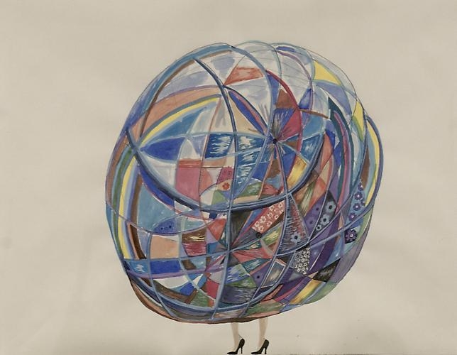 Nina Bovasso: High Heels Geo Dome (2011)