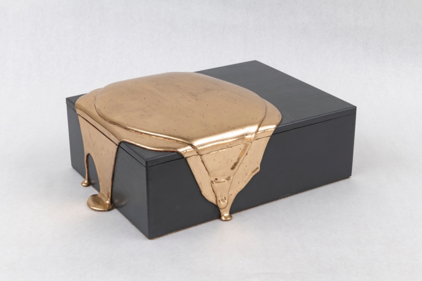 Nancy Lorenz, Ebony and Moongold Box, 2018