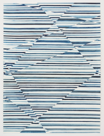 Amy Park, Blue Angle Abstraction #1, 2017