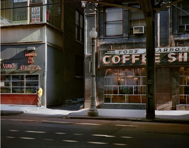 Ft. Dearborn Coffee, Chicago, 1977, digital chromogeninc print