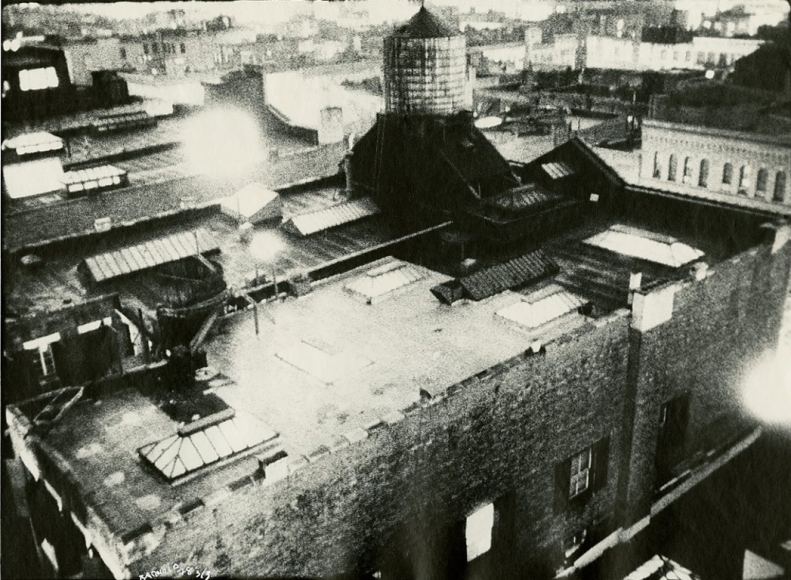 From Robert's Roof at Night, 1978, vintage gelatin silver print (Itek print)