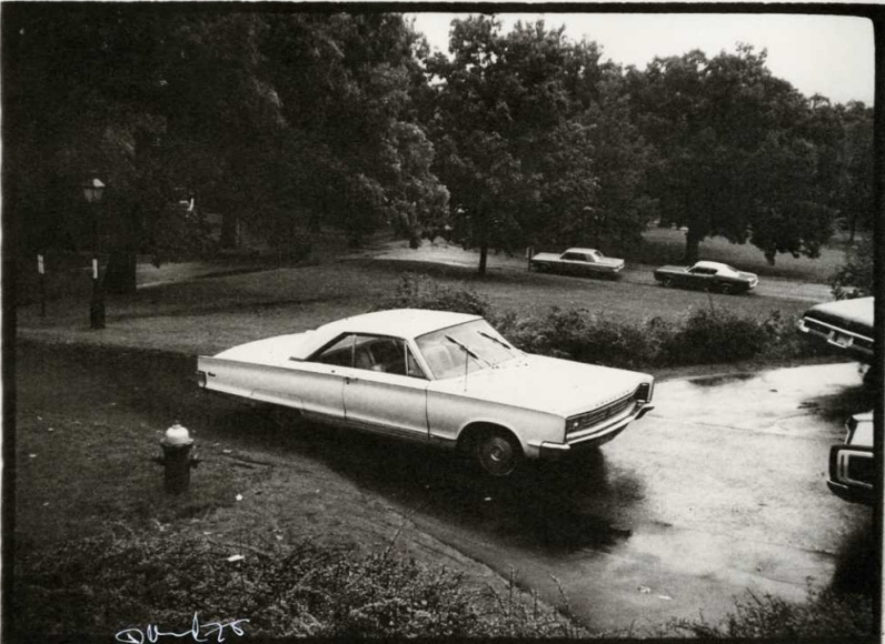 Frank Trapp's Car, 1973, vintage gelatin silver print (Itek print)