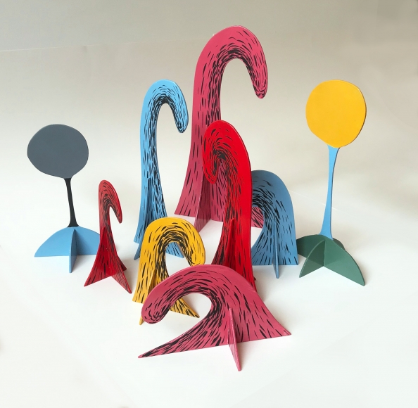 Paul McNeil, Waves, Sculpture, small