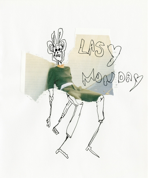 Michael Stiegler Lasy (unframed), 2019 art from the exhibition on Bowery at Lone Goat Gallery