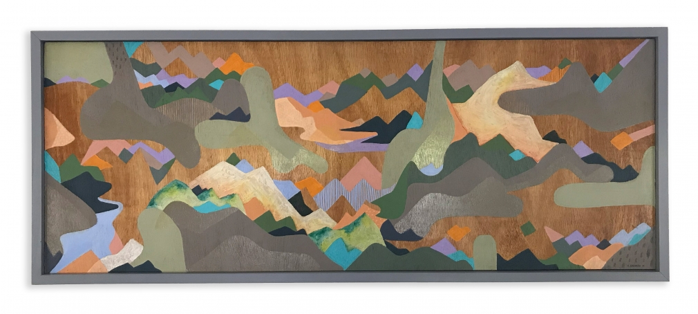 Greg Hodgson Silver Mountains, 2019 art