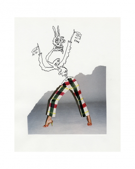 Michael Stiegler Pants Dance (unframed), 2019 art from the exhibition on Bowery at Lone Goat Gallery