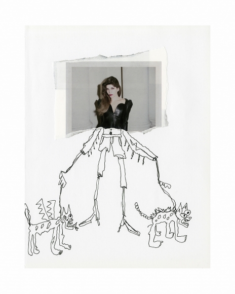 Michael Stiegler Walkies (unframed), 2019 art from the exhibition on Bowery at Lone Goat Gallery