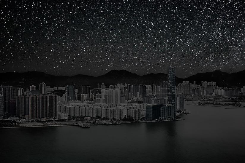  Hong Kong 22&deg; 17&rsquo; 22&rsquo;&rsquo; N 2012-03-23 lst 16:16, 	39 x 60 inch pigment print - Edition of 3