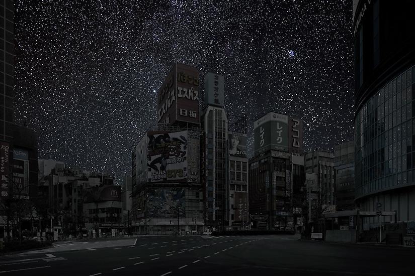  Tokyo 35&deg; 41&rsquo; 36&rsquo;&rsquo; N 2011-11-16 lst 23:16, 	39 x 60 inch pigment print - Edition of 3
