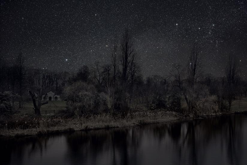  London 51&deg; 30' 23'' N 2015-02-20 lst 12:35, 	39 x 60 inch pigment print - Edition of 3