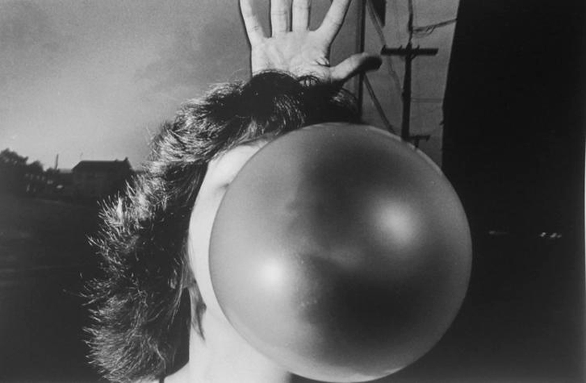  Bubblegum, 1975, 	16 x 20 inch gelatin silver print