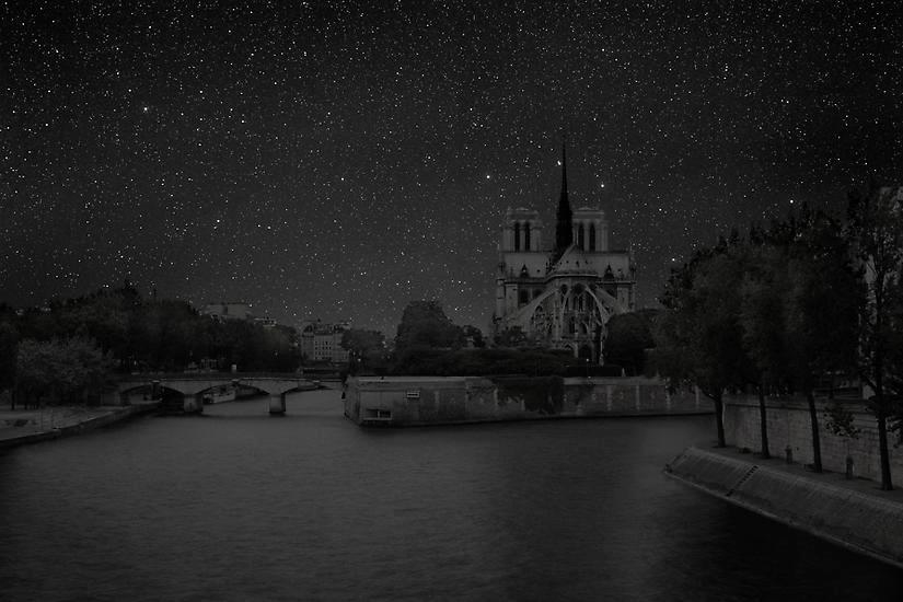  Paris 48&deg; 51&rsquo; 03&rsquo;&rsquo; N 2012-07-19 lst 19:46, 	39 x 60 inch pigment print - Edition of 3