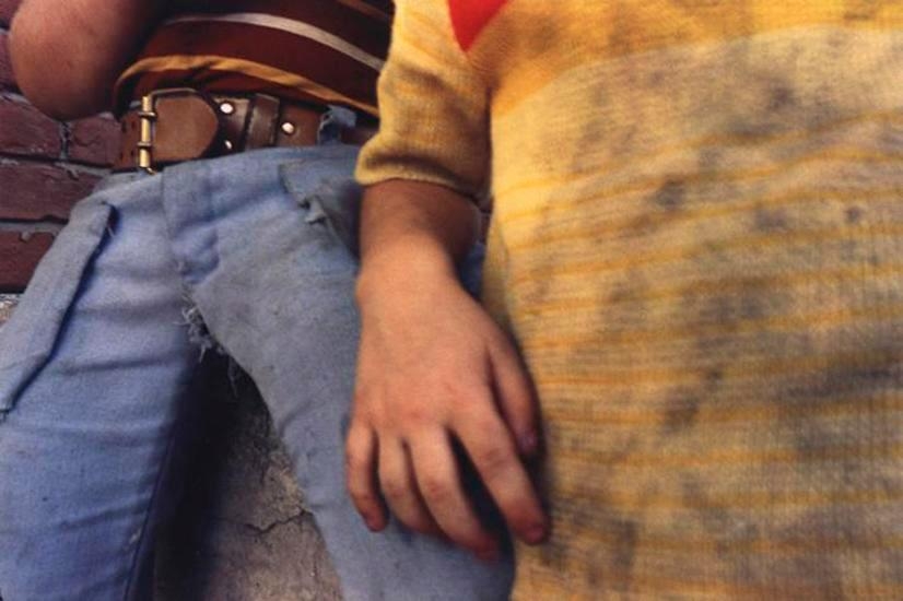  Small Hand by Yellow Shirt, Wilkes-Barre, PA, 1975, 	14 x 17 inch dye transfer print